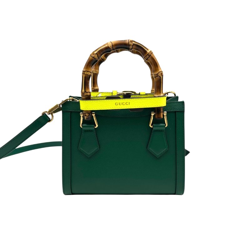 【美收精品】GUCCI 綠色經典竹節包 C-107【隔月月中將轉賣至日本 上架期限30天】-1