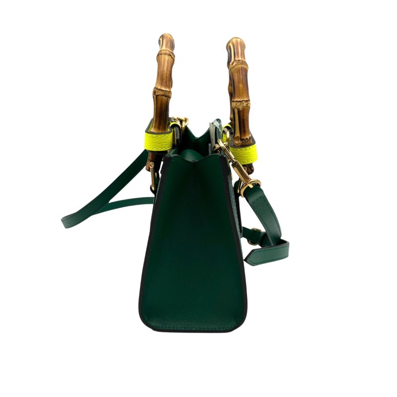 【美收精品】GUCCI 綠色經典竹節包 C-107【隔月月中將轉賣至日本 上架期限30天】-2