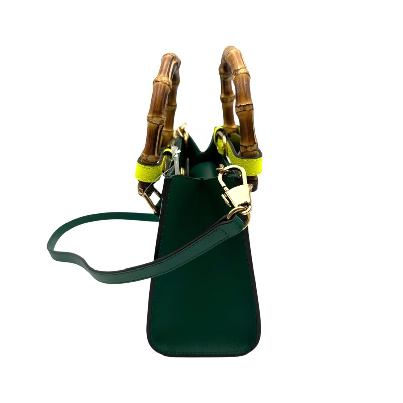 【美收精品】GUCCI 綠色經典竹節包 C-107【隔月月中將轉賣至日本 上架期限30天】-3