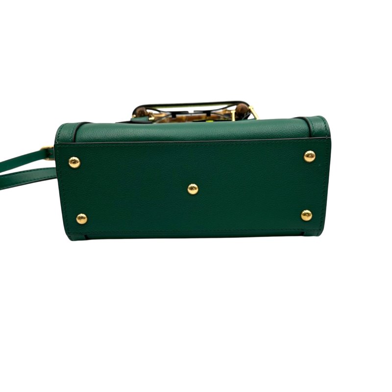 【美收精品】GUCCI 綠色經典竹節包 C-107【隔月月中將轉賣至日本 上架期限30天】-4