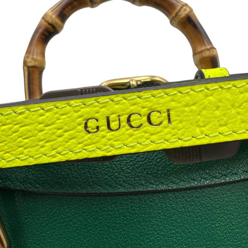 【美收精品】GUCCI 綠色經典竹節包 C-107【隔月月中將轉賣至日本 上架期限30天】-9