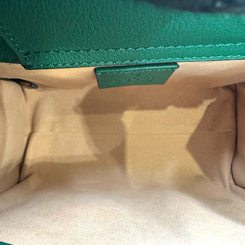 【美收精品】GUCCI 綠色經典竹節包 C-107【隔月月中將轉賣至日本 上架期限30天】-15