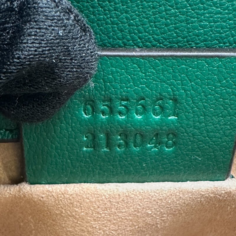 【美收精品】GUCCI 綠色經典竹節包 C-107【隔月月中將轉賣至日本 上架期限30天】-17