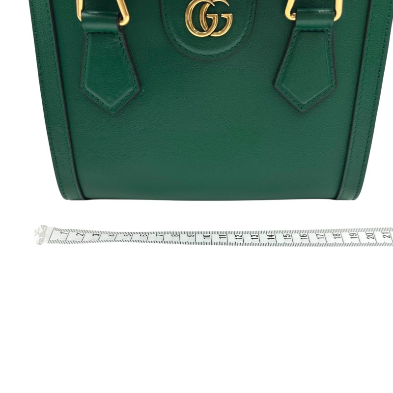 【美收精品】GUCCI 綠色經典竹節包 C-107【隔月月中將轉賣至日本 上架期限30天】-19