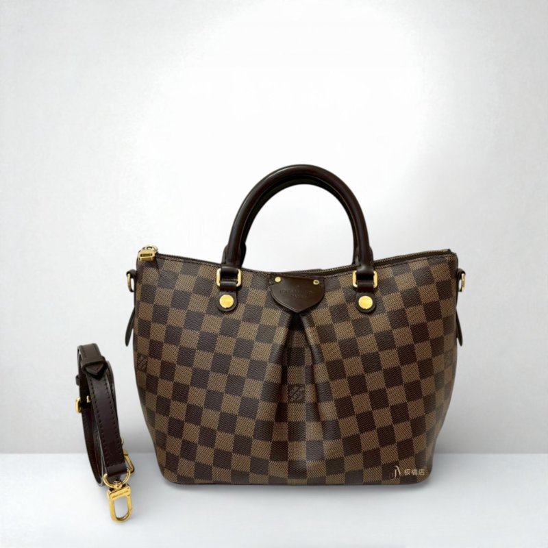 LV包包 SIENA 棋盤格手提斜背水餃包N41546-0