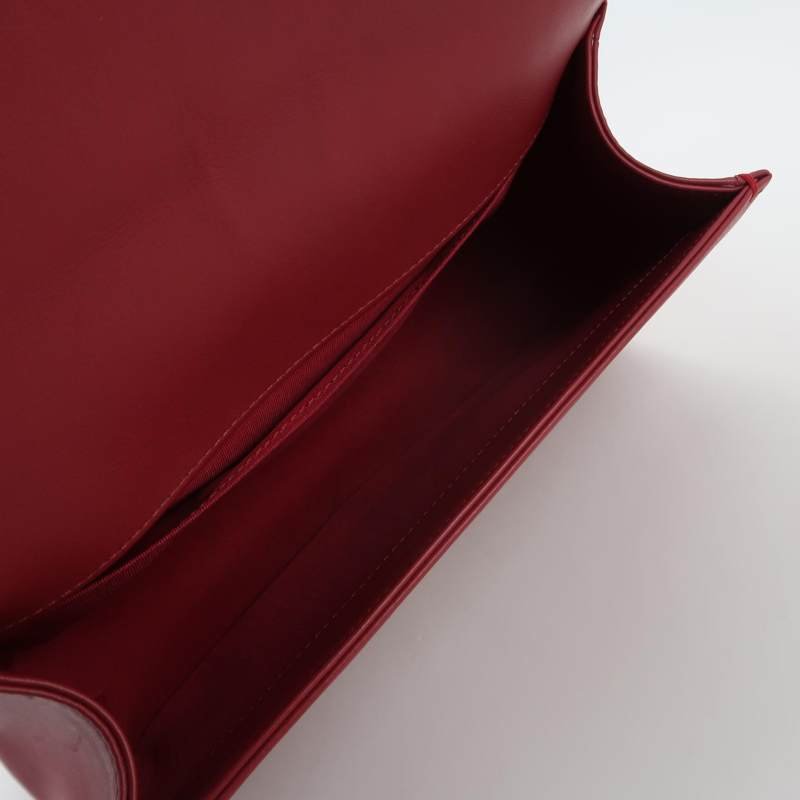 Chanel Leboy季節限定款中號牛皮菱格絎縫方形雙C鎖扣斜挎包單肩包-6