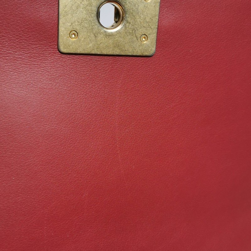 Chanel Leboy季節限定款中號牛皮菱格絎縫方形雙C鎖扣斜挎包單肩包-8