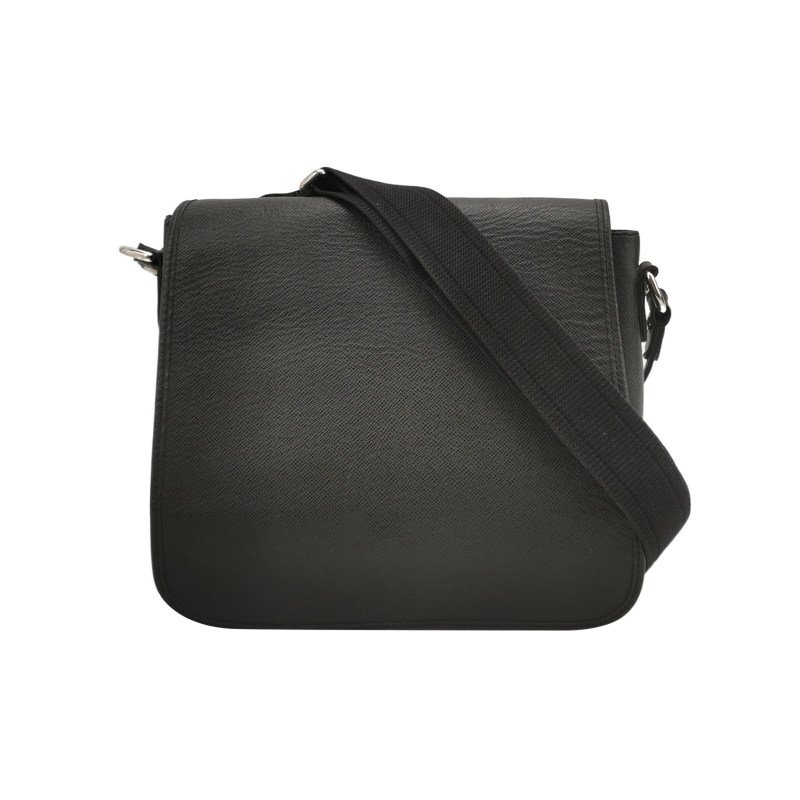 Louis Vuitton(LV)Taiga Andrei牛皮純色字母logo斜挎包單肩包-0