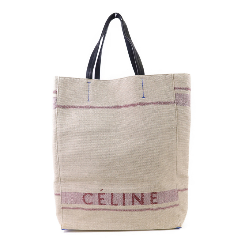 CELINE 帆布Tote Bag金扣手挽袋-0