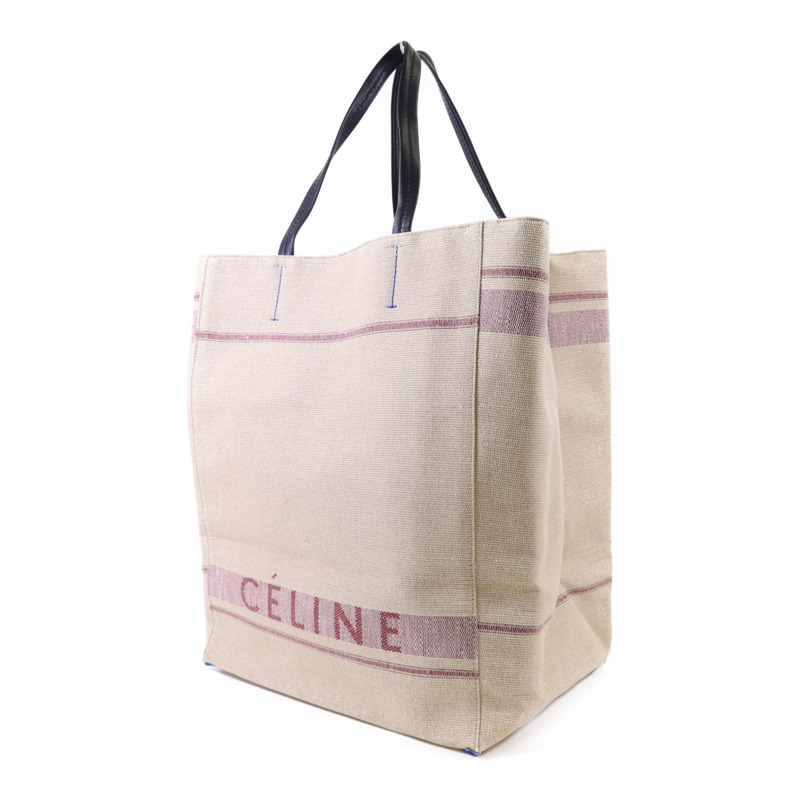 CELINE 帆布Tote Bag金扣手挽袋-2