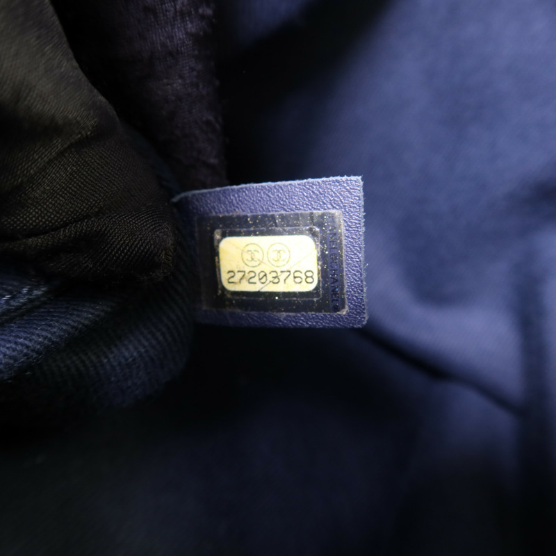 CHANEL 帆布Deauville Tote Bag金扣手挽袋-7