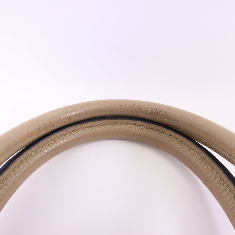 HERMES Clemence皮革Birkin 30金扣手挽袋Gris Tourterelle-16