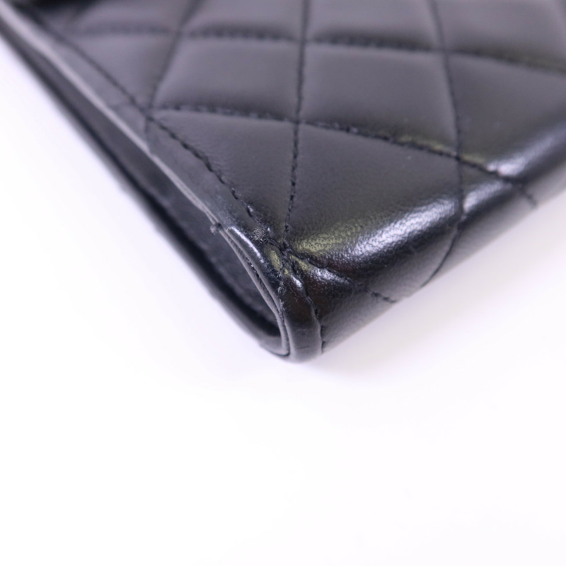 CHANEL 羊皮皮革Phone Bag With Gold Ball金扣鏈帶肩背袋-14