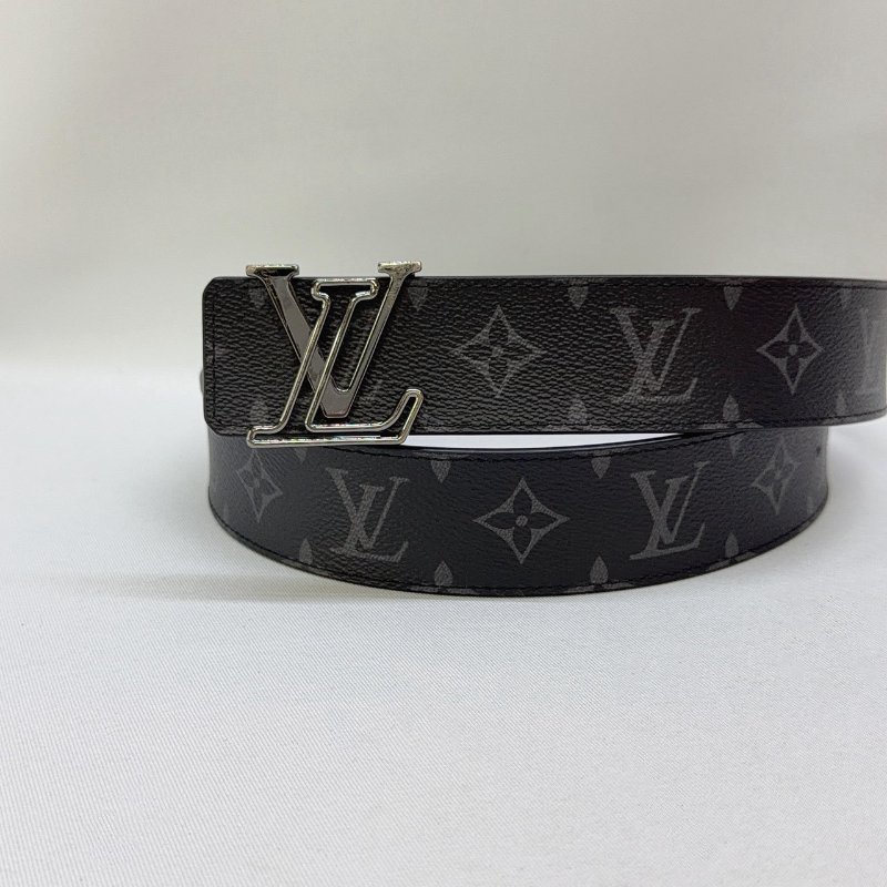 LV Initiales老花皮革雙面皮帶-2