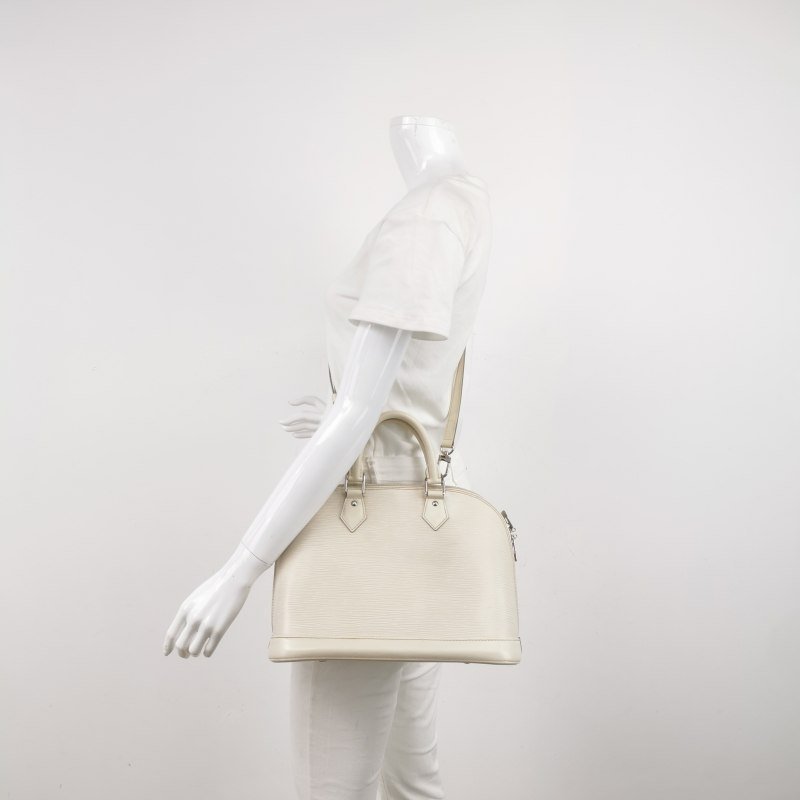 Louis Vuitton(LV)Alma小號牛皮水波紋貝殼包斜挎包單肩包-1