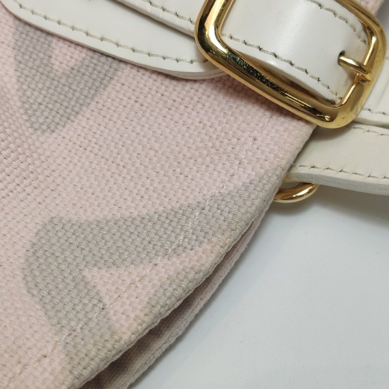 Louis Vuitton(LV)Tahitienne牛皮帆布字母Logo托特包單肩包-16