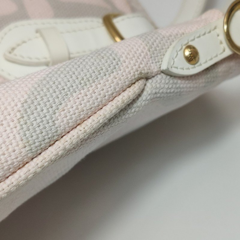 Louis Vuitton(LV)Tahitienne牛皮帆布字母Logo托特包單肩包-17