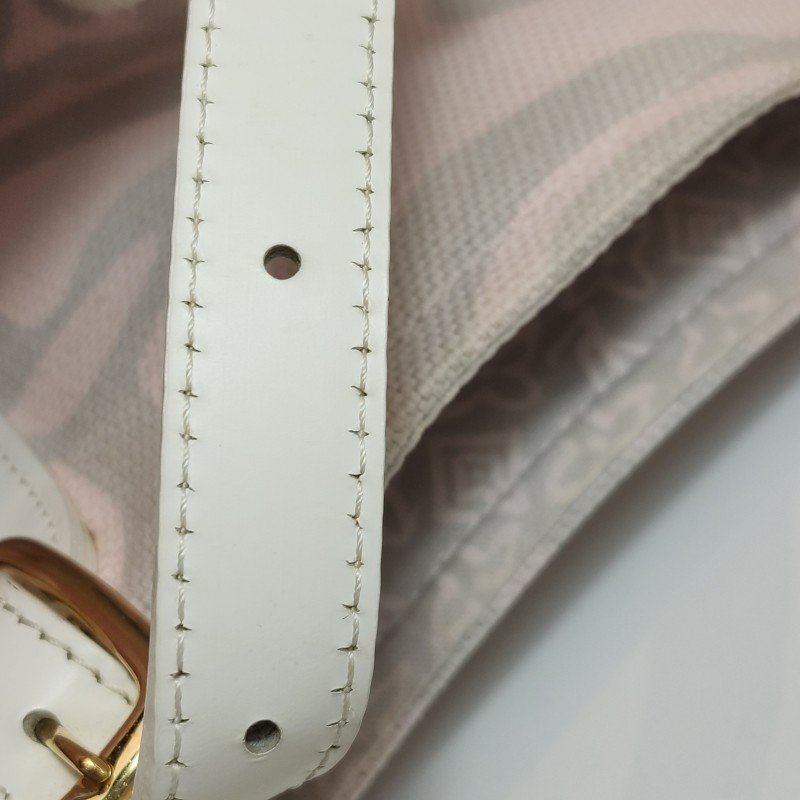 Louis Vuitton(LV)Tahitienne牛皮帆布字母Logo托特包單肩包-19