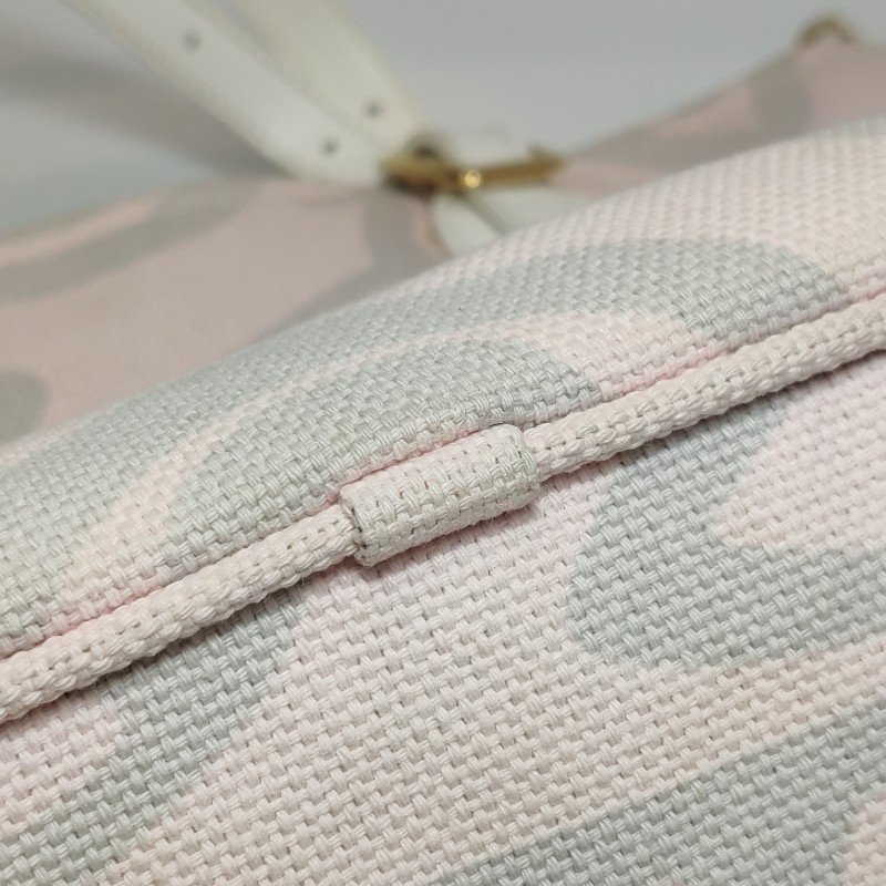 Louis Vuitton(LV)Tahitienne牛皮帆布字母Logo托特包單肩包-20