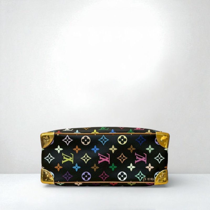 LV包包 黑彩金鉚釘前口袋手提小珍包M92662-4