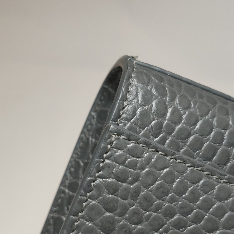 Saint Laurent Kate凱特包中號牛皮純色鱷魚紋流蘇YSL標誌單肩包-13