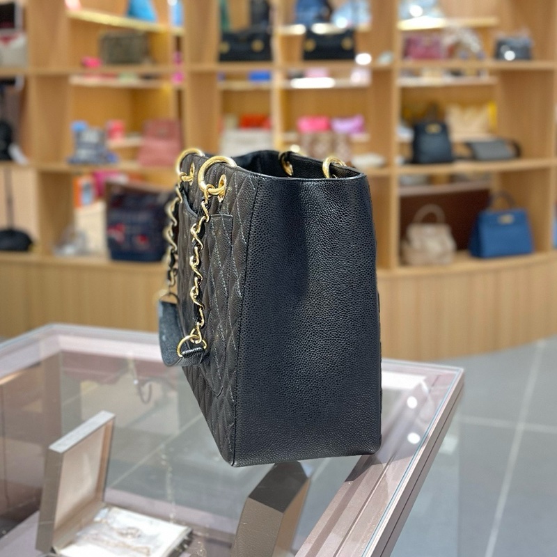 Chanel香奈儿gst荔枝纹牛皮-2