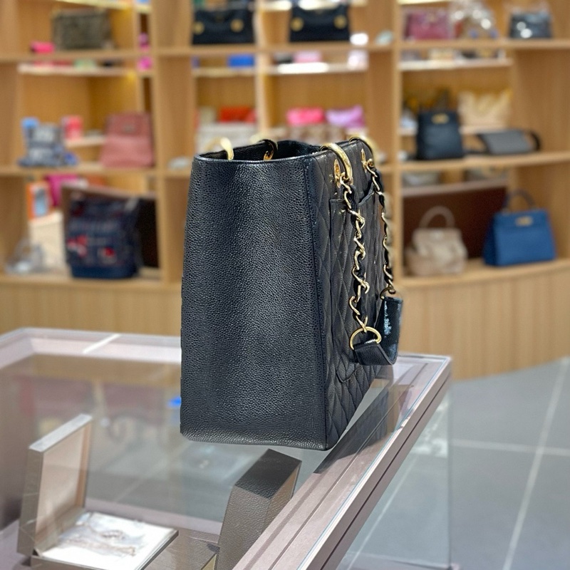 Chanel香奈儿gst荔枝纹牛皮-3