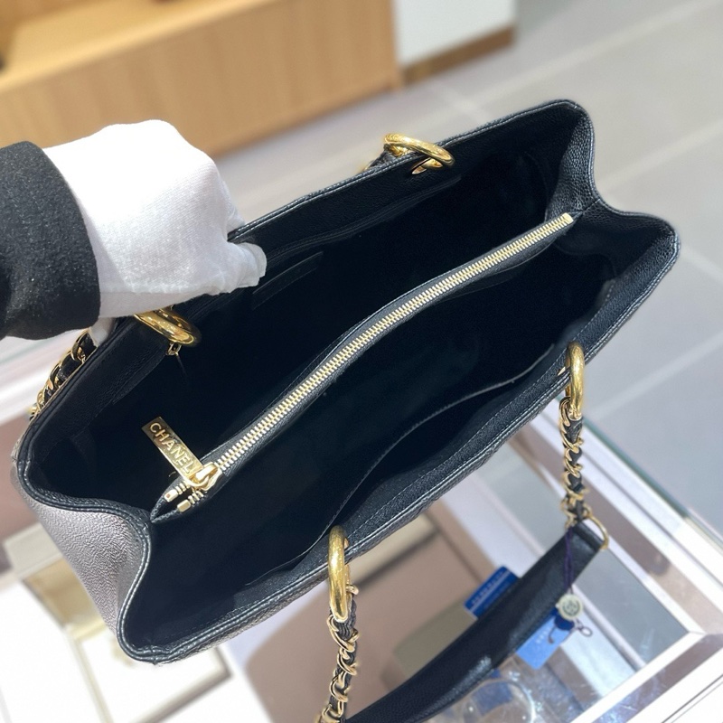 Chanel香奈儿gst荔枝纹牛皮-5