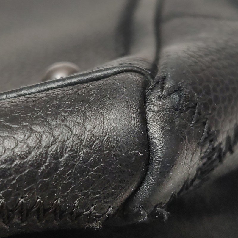 Chanel Chocolate Bar冰格牛皮純色雙Clogo冰格  紋中古手提包-12