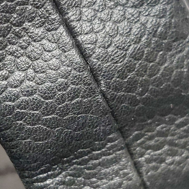 Chanel Chocolate Bar冰格牛皮純色雙Clogo冰格  紋中古手提包-14