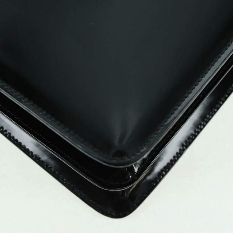 【日本直送】GUCCI 竹節手提包 琺瑯 兩用 黑色 金色 015 1046 3304 Auth bs32052-17