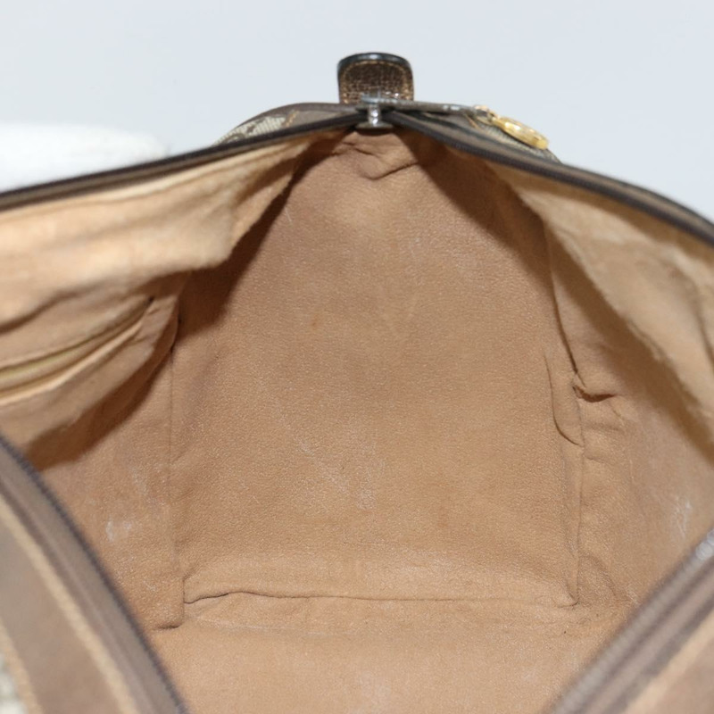 【日本直送】GUCCI GG Supreme Web Sherry Line 波士頓包 PVC 米色 金色 378 02 07 正品 159211-18