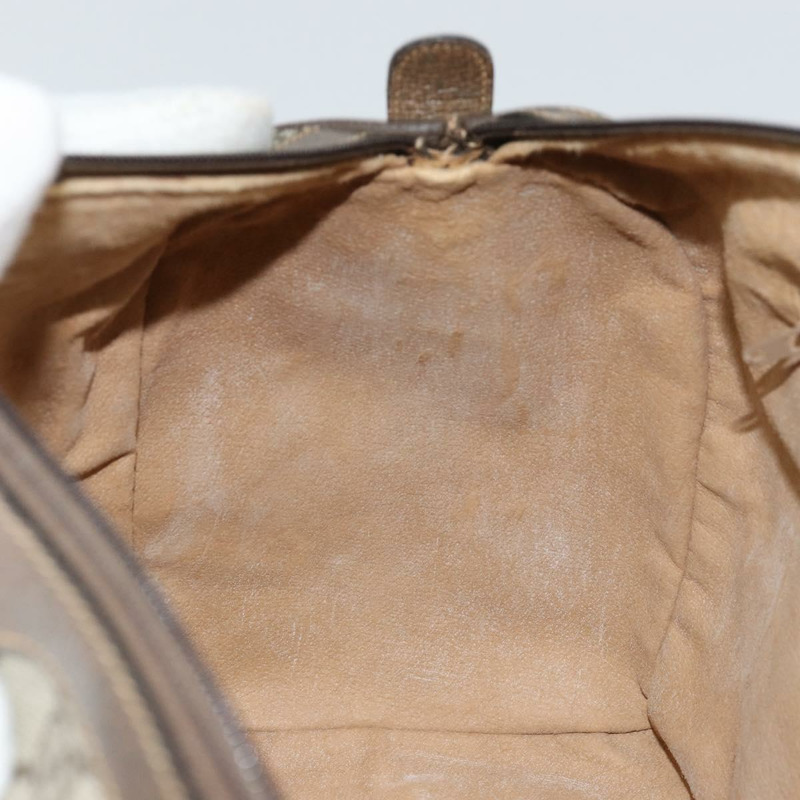 【日本直送】GUCCI GG Supreme Web Sherry Line 波士頓包 PVC 米色 金色 378 02 07 正品 159211-19