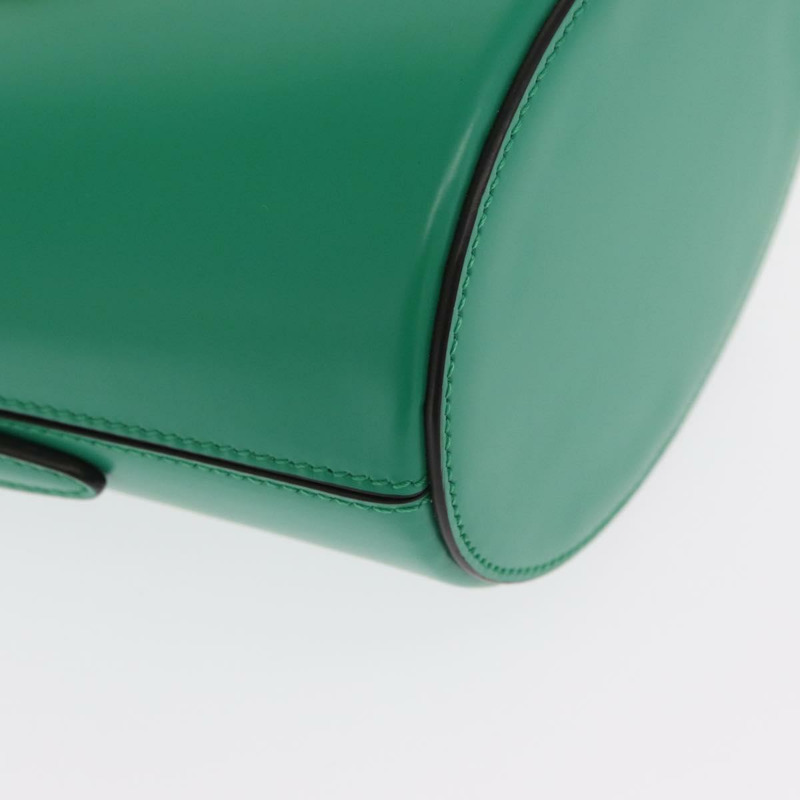 【日本直送】Salvatore Ferragamo Gancini trifolio 手提包 皮革 綠金 正品 am10228V-8