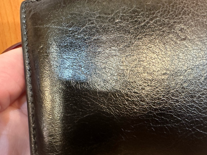 Balenciaga 黑復刻羊皮黑BB logo Monaco對開8卡短夾-8