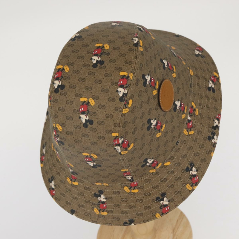 【日本直送】GUCCI Micro GG Supreme Disney 帽子 PVC材質 M碼 米色 602978 正品 am10313AM-5