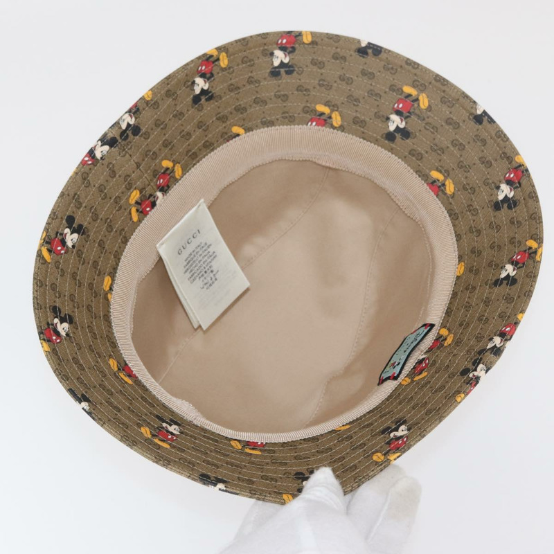 【日本直送】GUCCI Micro GG Supreme Disney 帽子 PVC材質 M碼 米色 602978 正品 am10313AM-6