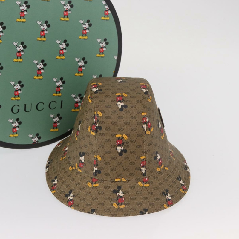 【日本直送】GUCCI Micro GG Supreme Disney 帽子 PVC材質 M碼 米色 602978 正品 am10313AM-11