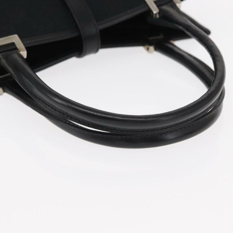 【日本直送】GUCCI GG帆布Jackie手提包 皮革 黑色 銀色 002 1065 正品 am10167V-6