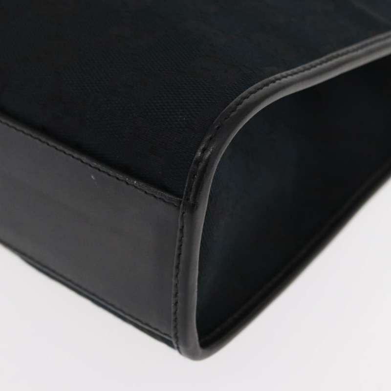 【日本直送】GUCCI GG帆布Jackie手提包 皮革 黑色 銀色 002 1065 正品 am10167V-14