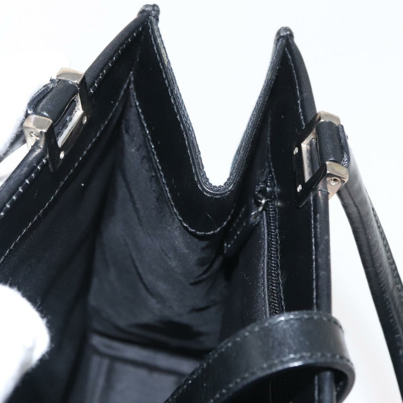 【日本直送】GUCCI GG帆布Jackie手提包 皮革 黑色 銀色 002 1065 正品 am10167V-19