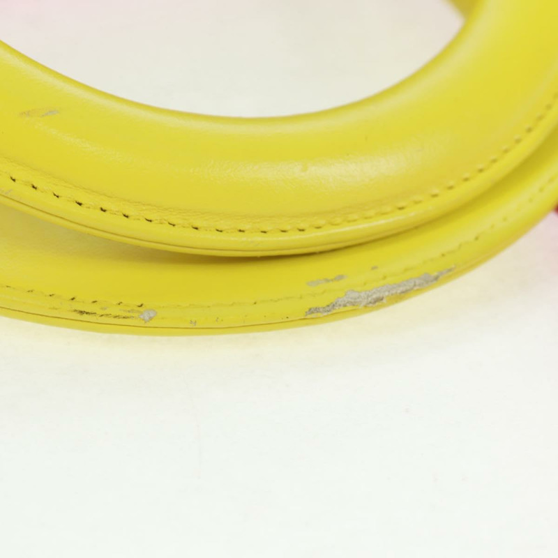 【日本直送】Christian Dior Lady Dior Canage 手提包，真皮材質，兩用，粉紅色/銀色，正品，貨號 161705M-7