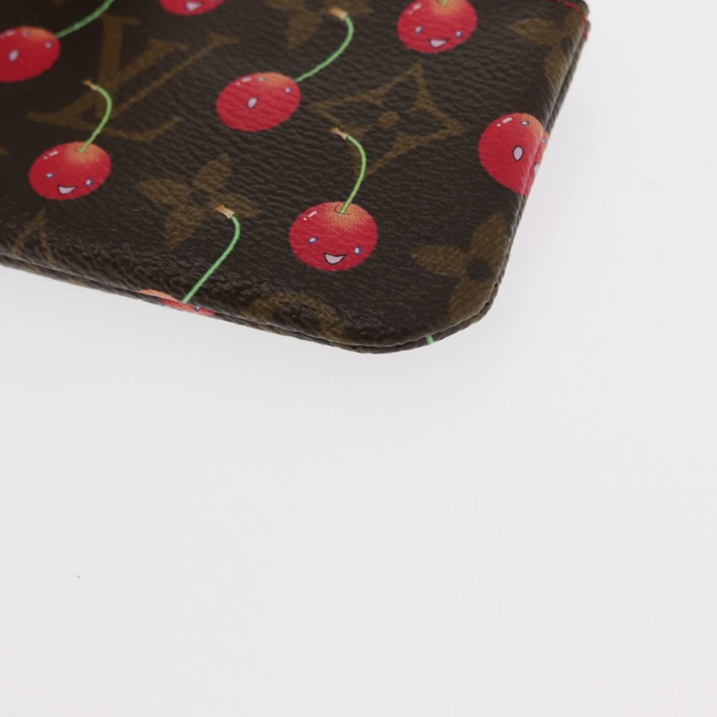 【日本直送】路易威登 Monogram Cherry Pochette Cles 零錢包 M95042 LV Auth 163006V-13
