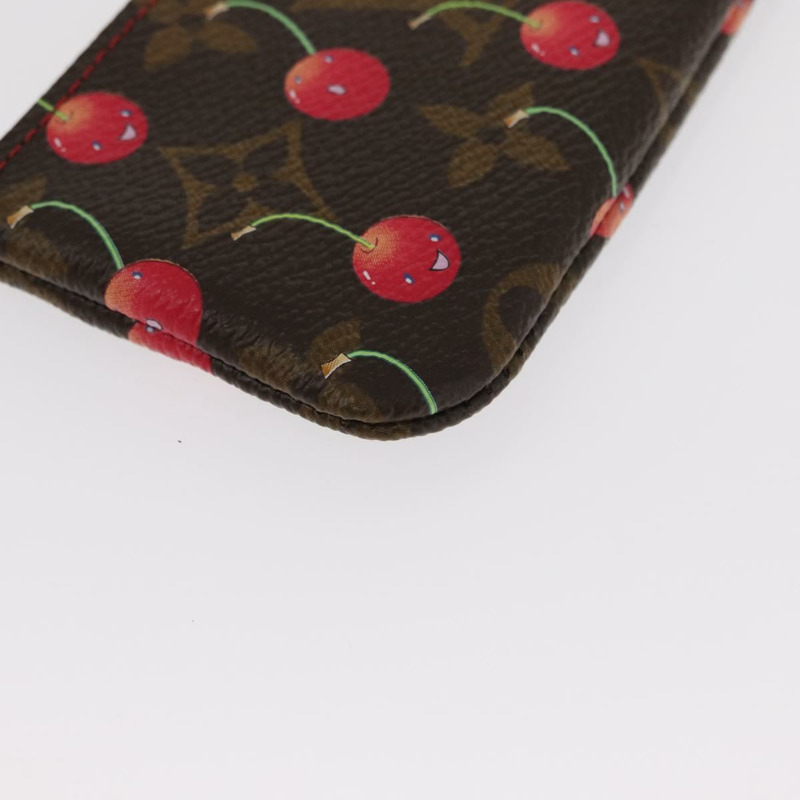 【日本直送】路易威登 Monogram Cherry Pochette Cles 零錢包 M95042 LV Auth 163006V-14