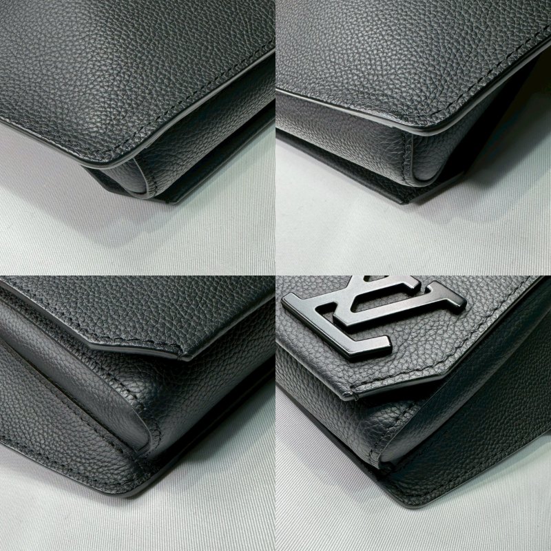 LV Aerogram Takeoff全皮革胸包-9