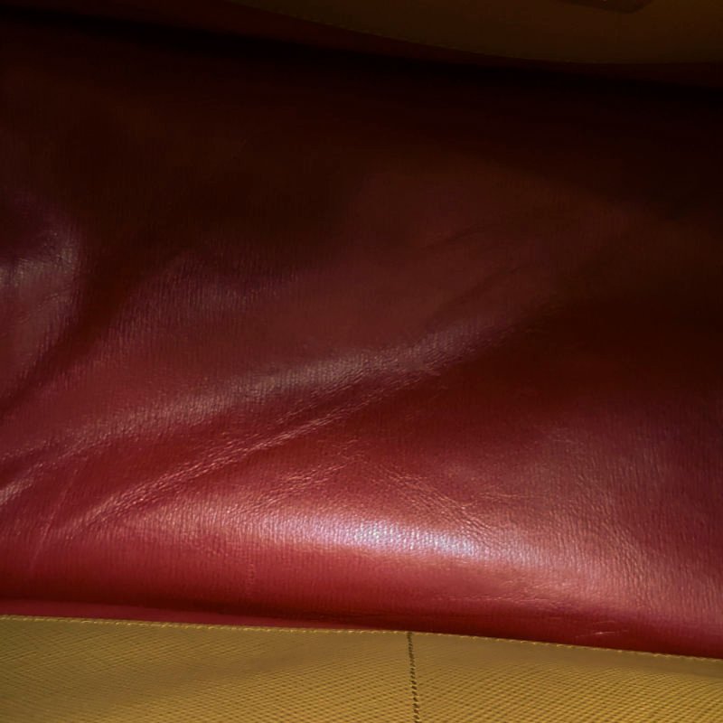 Prada牛皮純色三角徽標斜挎包單肩包-16