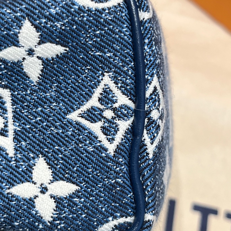 LV單寧丹寧牛仔speedynano spnano枕頭包-24