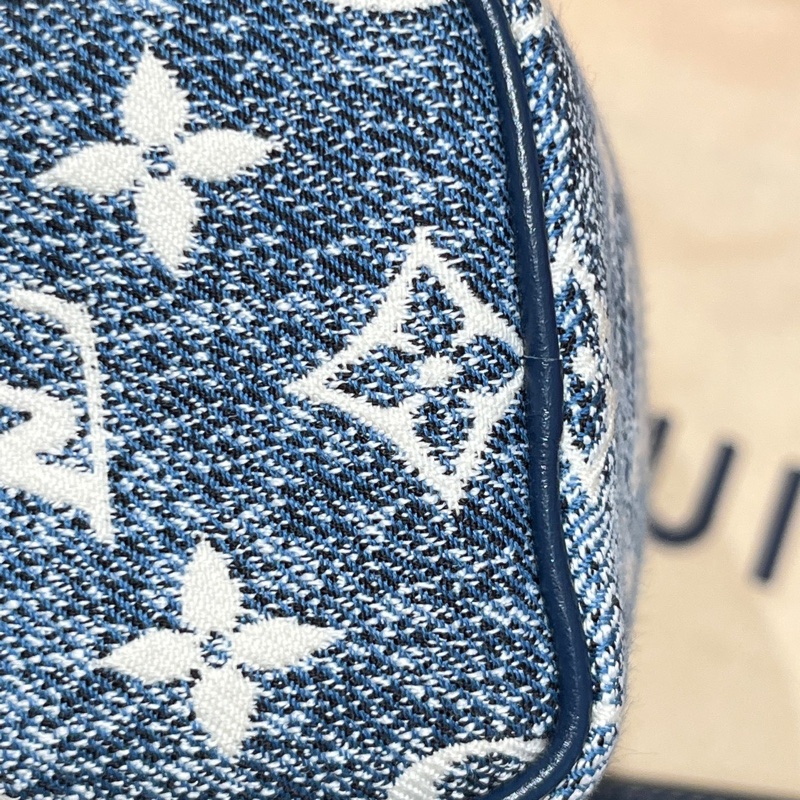 LV單寧丹寧牛仔speedynano spnano枕頭包-25