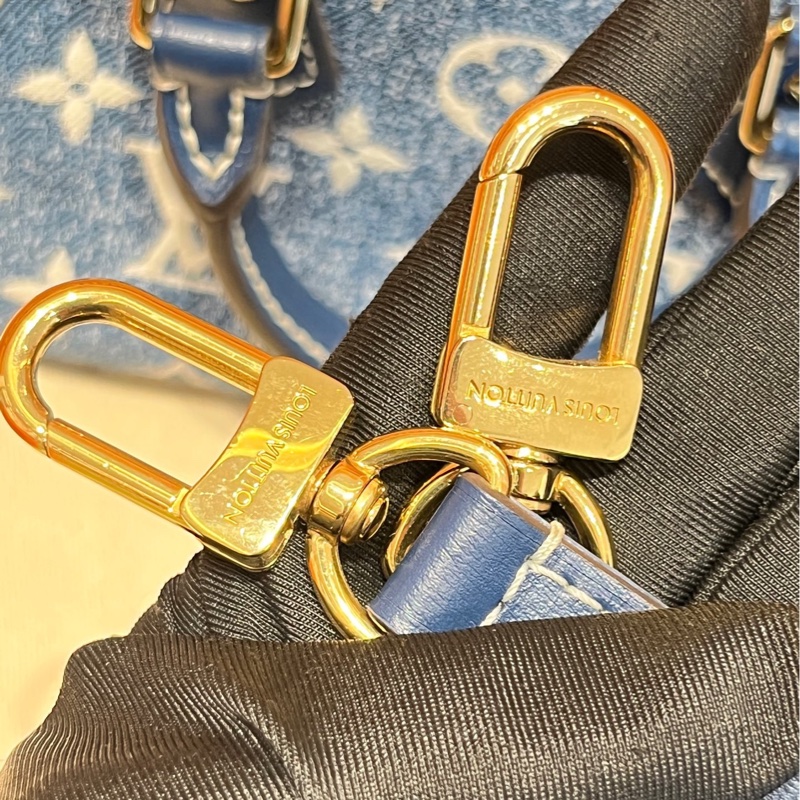 LV單寧丹寧牛仔speedynano spnano枕頭包-27