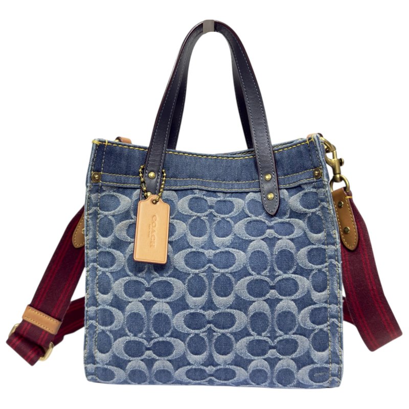 COACH 牛仔 2用袋-2